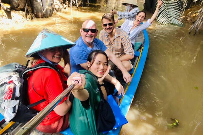 Mekong Delta Nature Cano-Kayak-Cycling & Fishing Private Day Trip - Family Tiny Garden cycling and Xom Trau Pagoda’s tunnel relic