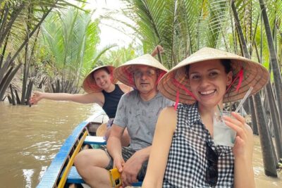Mekong Delta Nature Cano-Kayak-Cycling & Fishing Private Day Trip - Cooking class and lunch: making spring rolls and banh xeo