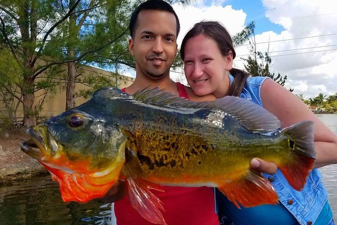 Miami Airport Lakes Peacock Bass Fishing Trip (1 to 4 ppl) - Stop 3: Blue Lagoon Canals for Butterfly Peacock Bass and Structure Fishing