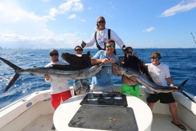 Miami Big Game Deep Sea Fishing Charter - The half-day plan: 4 to 6 hours of fishing that can change with conditions