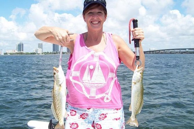 Palm Beach Inshore Fishing Charters - Bottled water and marina facilities: small comforts that add up