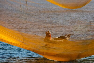 Photography Tour Hoi An Fishing Nets - Duy Vinh Fishing Village: net repair for close-up storytelling