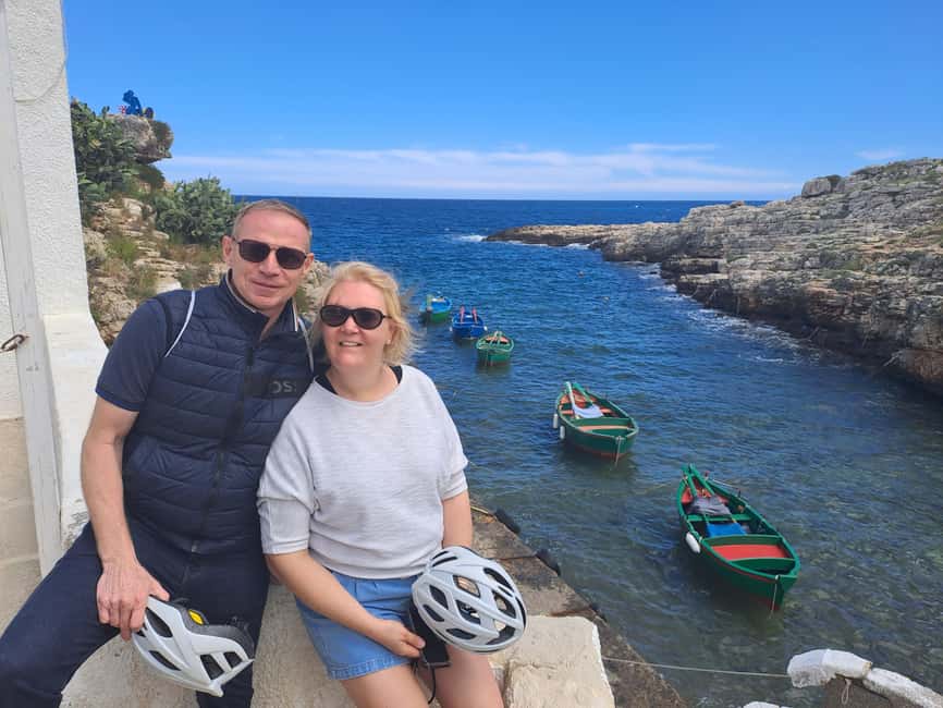 Polignano: Guided e-bike tour, sea cliffs & San Vito - Gelato and caffè speciale Break: A Treat You Control