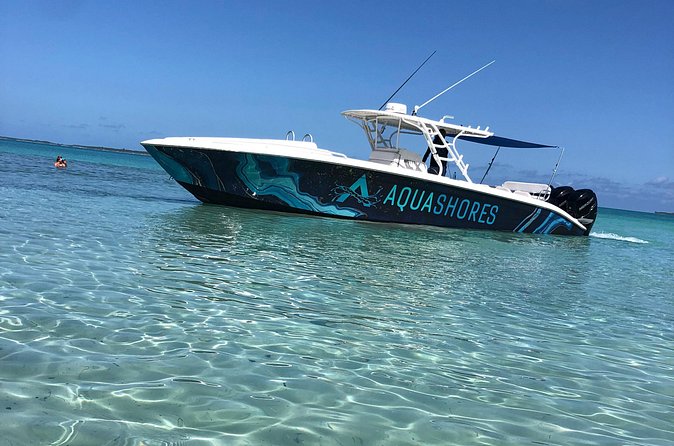 Private Bahamas Boat Fishing and Turtle Snorkeling Tour - Bahamas beach bar & grill stop: games, chairs, and where lunch fits in