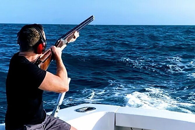 Private Charter Saltwater Fishing with Ocean Skeet Shooting - Who this fits best: corporate teams, families, birthdays, and shooter-curious groups