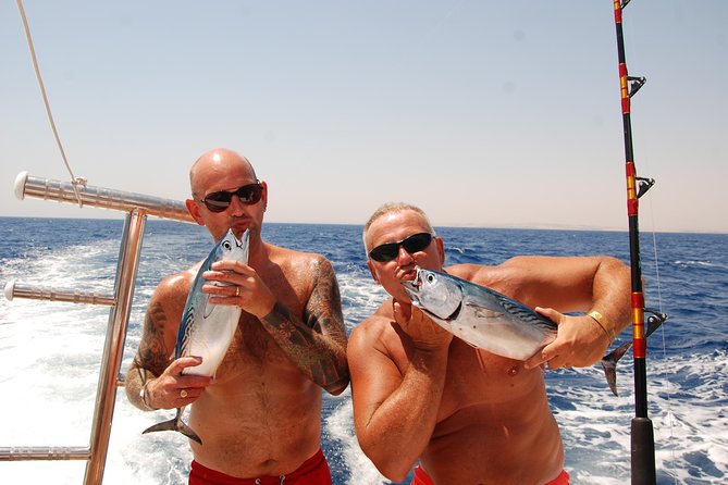 Private Fishing Day Boat With Equipment and Transfer – Hurghada - Lunch on board and drinks: simple, included fuel
