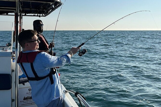 Private Game Fishing Trip with Sightseeing in Muscat - Fishing game plan: trolling first, then light tackle
