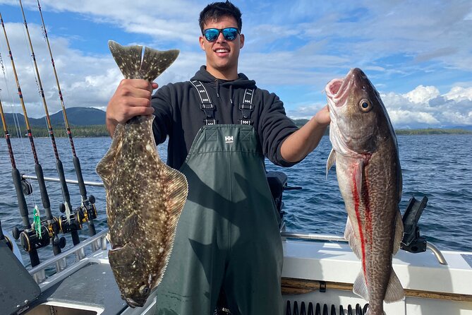 Private Ketchikan Fishing Combo & Whale Watching/ Wildlife 5 HR - On the water for salmon and halibut: what the captain coaching changes