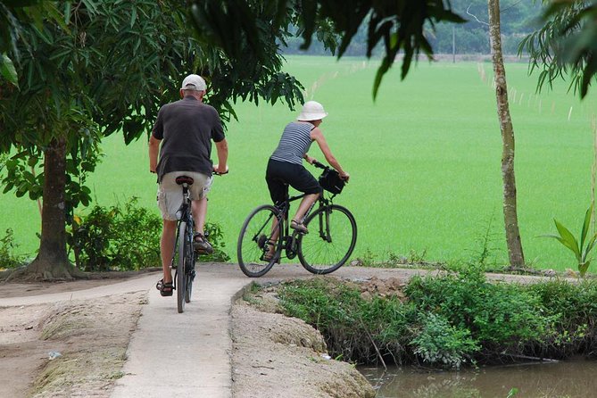 PRIVATE LUXURY Mekong 1 Day with Biking, Fishing, Cooking Class & BBQ LUNCH - Motorized boat through My Tho’s river life
