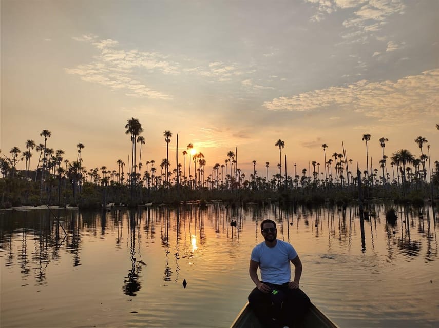 Puerto Maldonado: Lake Yacumama sunset and piranha fishing - Sunrise vs sunset: which mood fits you best