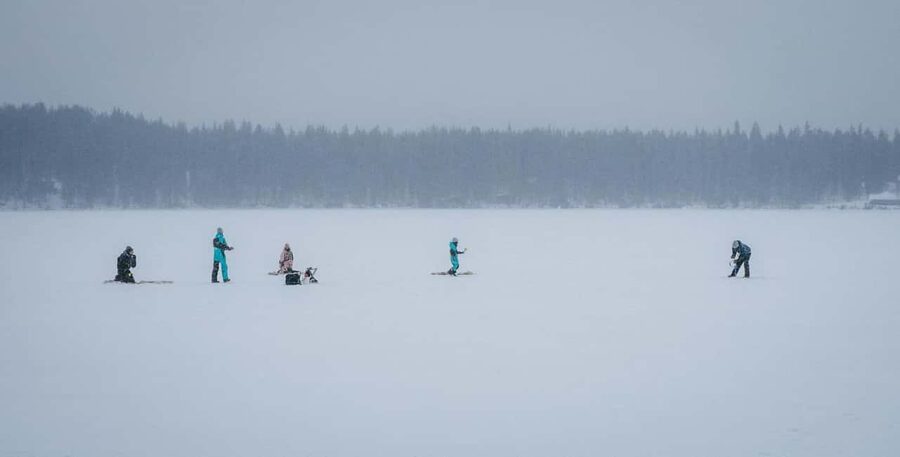 Pyhä: Ice Fishing Experience at Frozen Lake - Key highlights worth showing up for