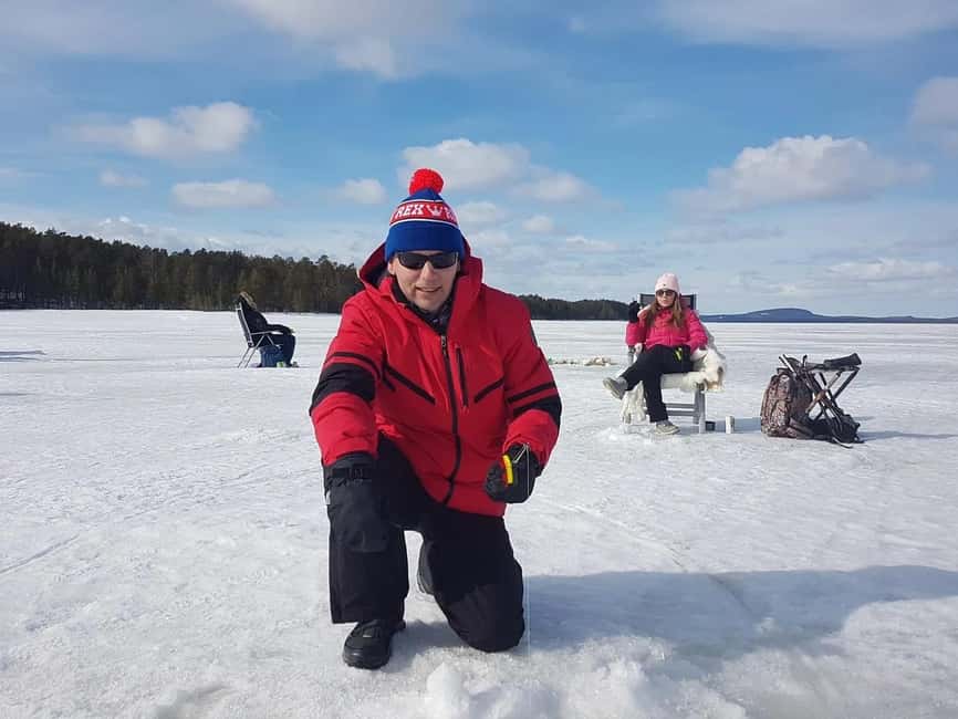 Pyhä: Ice Fishing Experience at Frozen Lake - Practical tips: how to dress so the cold doesn’t run the show