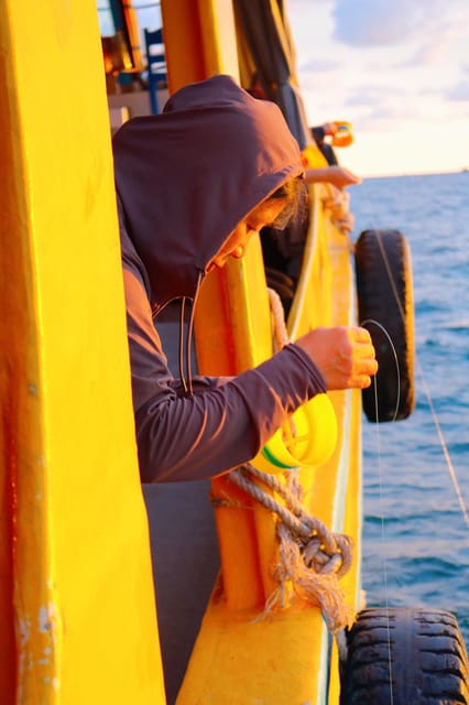 RedRiverTours - Enjoying Sunset & Night Squid Fishing - What to bring (and what to skip) for a smoother night
