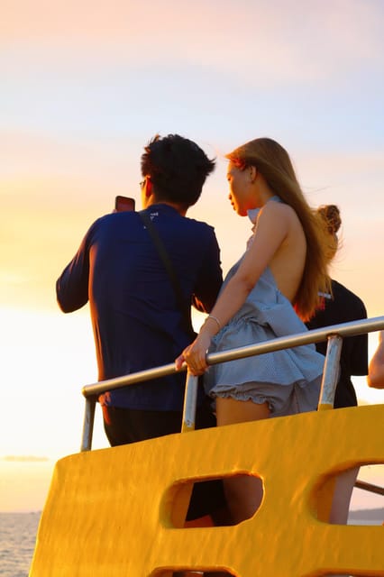 RedRiverTours - Enjoying Sunset & Night Squid Fishing - Where you fish can change: An Thoi in rainy season