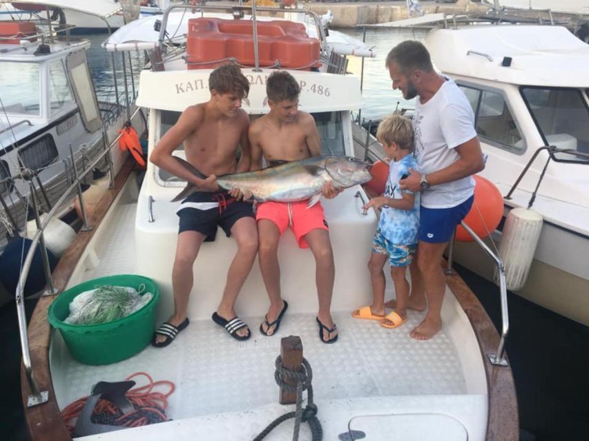 Rhodes: Captain Manolis Fishing Trip with BBQ and Swimming - The Boat Experience: Small-Group Energy with Serious Captain Skills