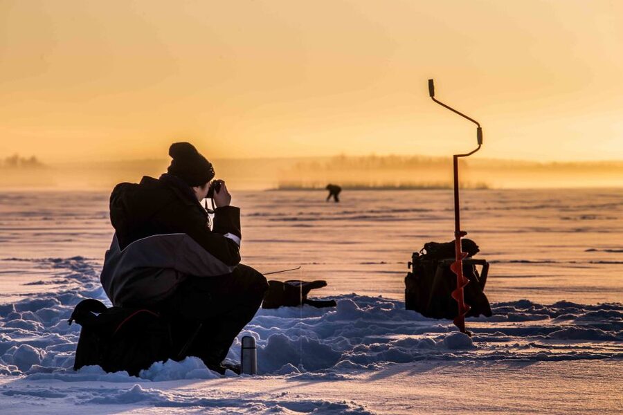 Rovaniemi: Ice Fishing on a Frozen Lake with BBQ and Photos - Photos After the Tour: Edited Images You Can Actually Use