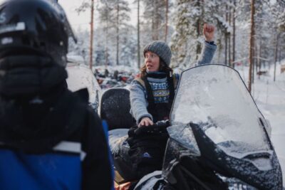 Rovaniemi: Ice Fishing & Snowmobile Safari Combo Day - Getting set up in Rovaniemi: meeting points and what matters