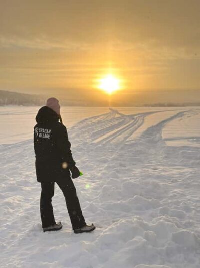 Rovaniemi: Ice Fishing The Finnish Way - Shaman Village kickoff at the Resort and Glass Igloos
