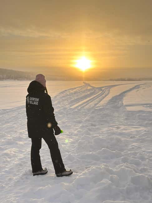 Rovaniemi: Ice Fishing The Finnish Way - Shaman Village kickoff at the Resort and Glass Igloos