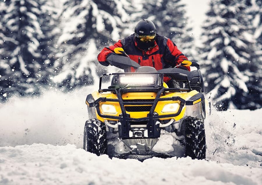Rovaniemi: Quad Bike Ride and Ice Fishing - Safety briefing first: what you need to drive and what guides cover