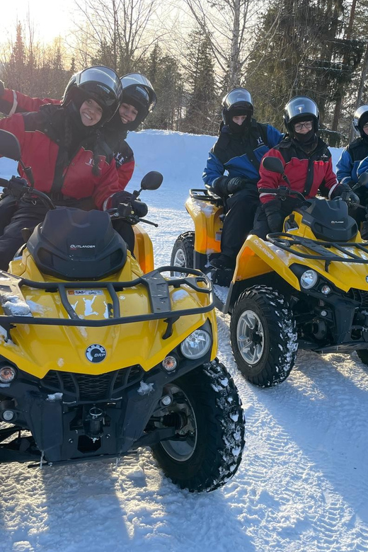 Rovaniemi: Quad Bike Ride and Ice Fishing - The ATV hour: how the forest ride actually feels