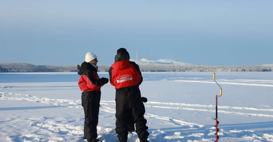 Ruka: Ice fishing trip - Ice fishing in Ruka: what pilkki is really like