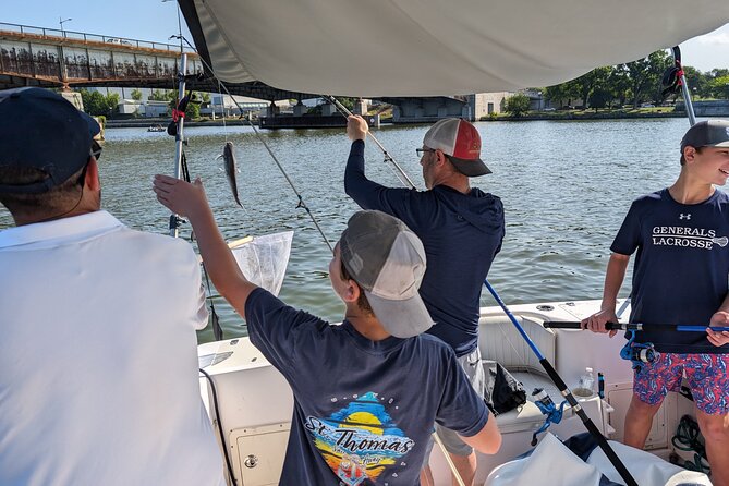 Scenic DC Fishing Charter on the Potomac - Fishing time that fits beginners, casual casters, and small families