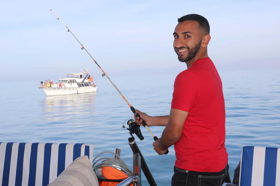 Sea excursion with BBQ, fishing, and swimming - Entering the Atlantic: Agadir views and why the timing matters