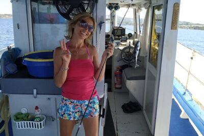 Skevos Fishing Trip Rhodes - On Board the 10-Meter Wooden Boat: Comfort and Safety That Make It Easier