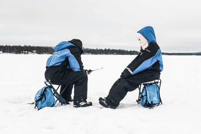 Snowshoeing and Ice Fishing Tour - The fire on the shore: hot drinks, sausages, and Finnish comfort