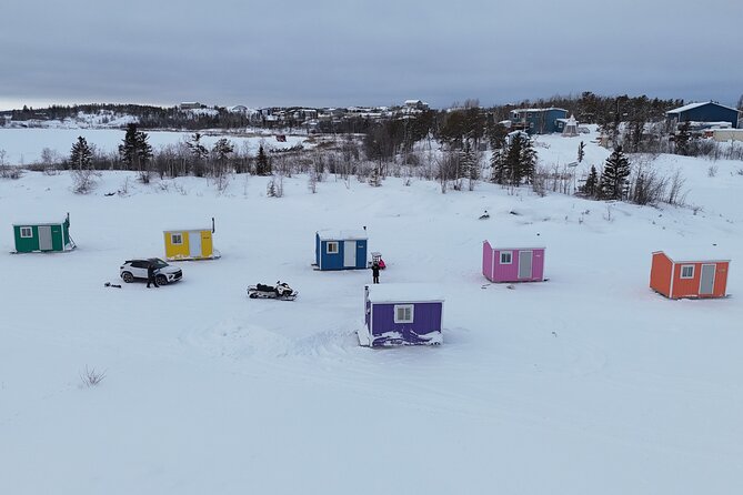 Ultimate Ice Fishing with Lunch - Yellowknife pickup and the ride out to the ice