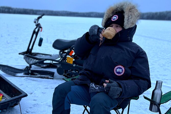 VIP Ice Fishing "ICEBREAKER" Lunch in Glass Igloo - Transfers, private group size, and that VIP attention to detail