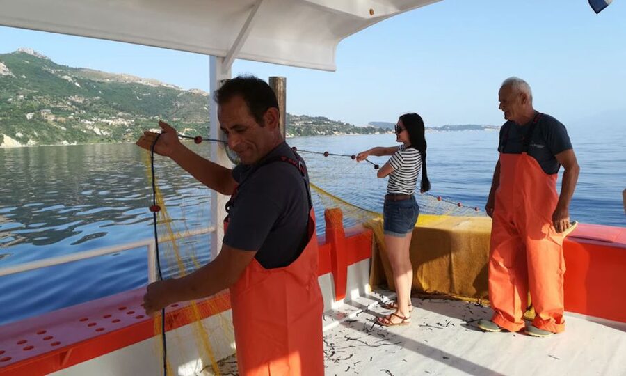 Zante Fishing Tours - Second beach stop: swim again and get your lunch cooked onboard
